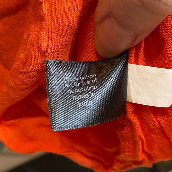 Lane Bryant Off the Shoulder Top - 18/20 - Orange - Picture 6 of 7